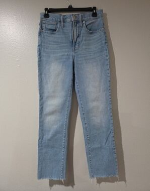 Madewell Light Blue Straight Leg Jeans